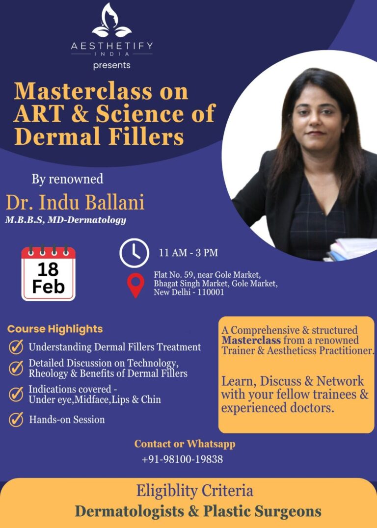 Masterclass by Dr. Indu Ballani
